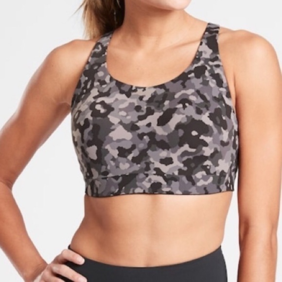 Athleta Advance bra black camo size 32C high impact - Picture 6 of 7